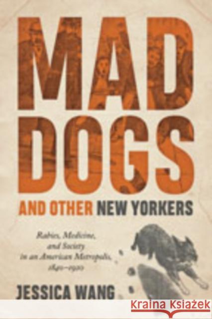 Mad Dogs and Other New Yorkers: Rabies, Medicine, and Society in an American Metropolis, 1840-1920 Jessica Wang 9781421409719 Johns Hopkins University Press
