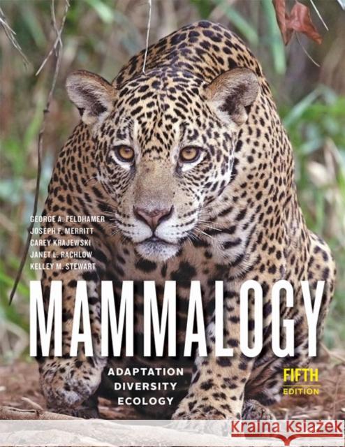 Mammalogy: Adaptation, Diversity, Ecology George A. Feldhamer Joseph F. Merritt Carey Krajewski 9781421436524 Johns Hopkins University Press