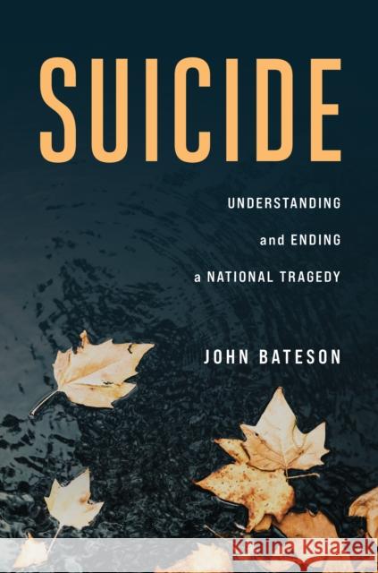 Suicide: Understanding and Ending a National Tragedy John Bateson 9781421449418 Johns Hopkins University Press