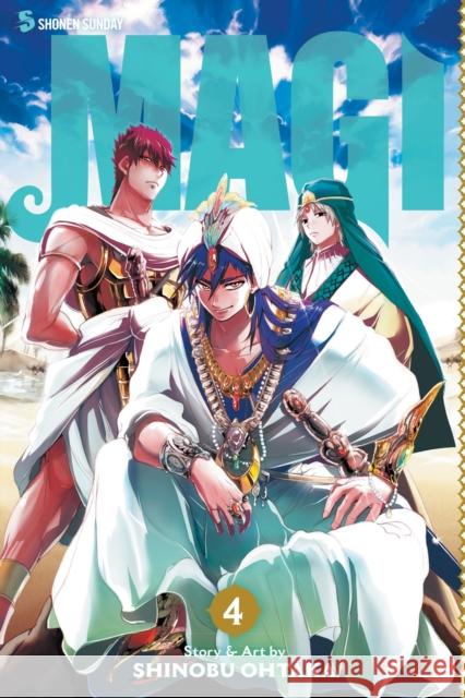 Magi: The Labyrinth of Magic, Vol. 4 Shinobu Ohtaka 9781421559544 Viz Media