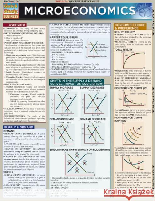 Microeconomics John Mijares 9781423208556 Barcharts