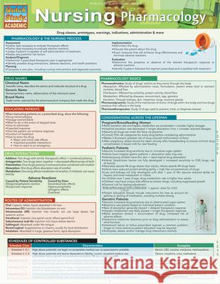 Nursing Pharmacology BarCharts Inc 9781423216551 Barcharts