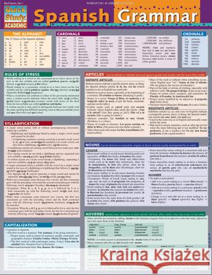 Spanish Grammar BarCharts Inc 9781423219637