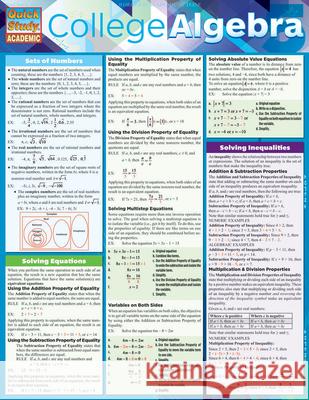 College Algebra BarCharts Inc 9781423220312