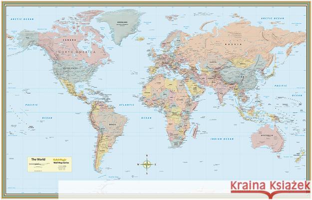 World Map Poster (32 X 50 Inches) - Paper: - A Quickstudy Reference Specialists, Mapping 9781423220848 Barcharts