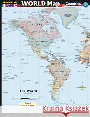 World Map: Countries Guide BarCharts Inc 9781423231172