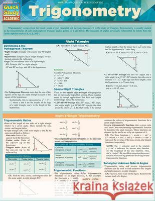 Trigonometry BarCharts Inc 9781423233220