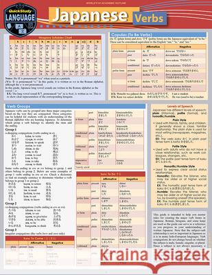 Japanese Verbs Inc. BarCharts Publishing 9781423238720 Barcharts, Inc