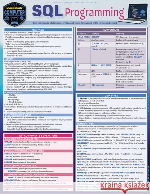 SQL Programming Robin Nixon 9781423238799 Barcharts, Inc