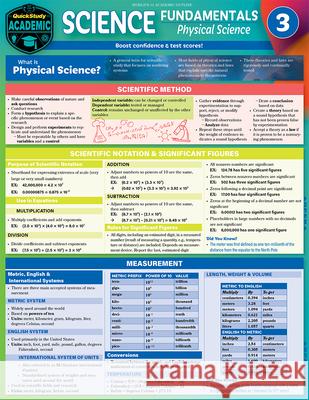 Science Fundamentals 3 - Physical Science MSc, MScEd, Jane Parks Gardner 9781423249399 Barcharts, Inc