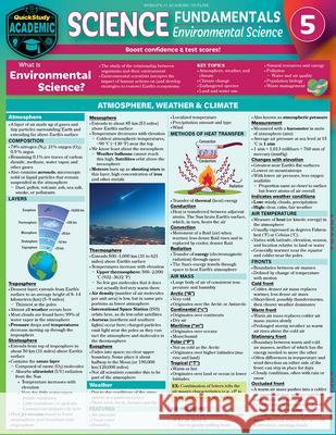 Science Fundamentals 5: Environmental Science Inc. BarCharts 9781423249696 Barcharts, Inc