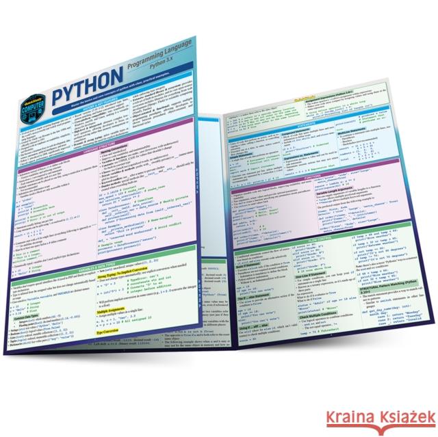 Python Programming Language Robin Nixon 9781423251651 Quickstudy Reference Guides