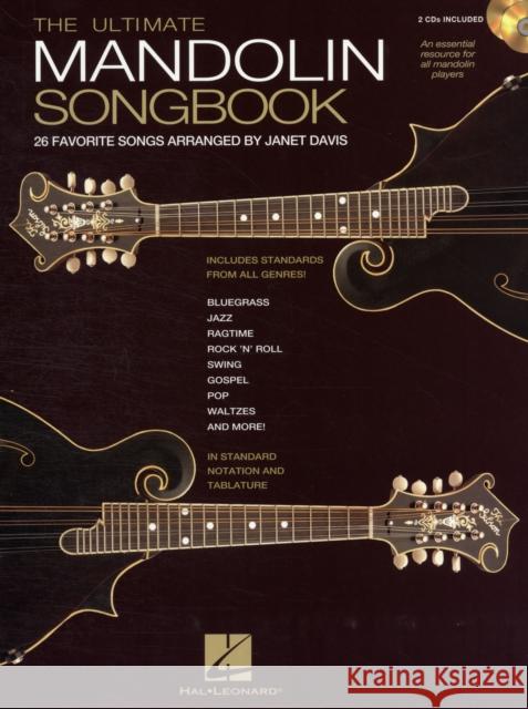 The Ultimate Mandolin Songbook: 26 Favorite Songs  9781423422419 Hal Leonard Corporation