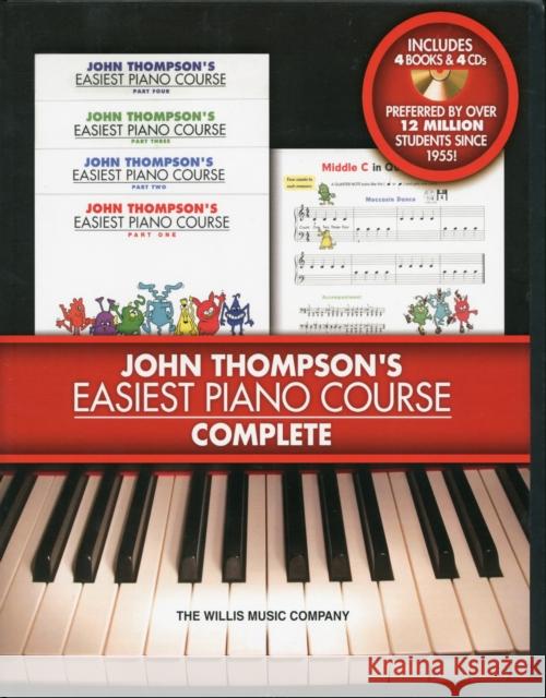 John Thompson's Easiest Piano Course - Complete: 4-Book/Audio Boxed Set Thompson, John 9781423468226 Hal Leonard Corporation