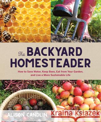 Backyard Homesteader: How to Save Water, Keep Bees, Eat from Your Garden, and Live a More Sustainable Life Candlin, Alison 9781423656784 Gibbs Smith