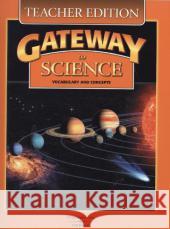 Gateway to Science, Teacher Edition Tim Collins 9781424003334 CENGAGE LEARNING