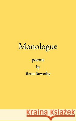 Monologue Benn Sowerby 9781426908309