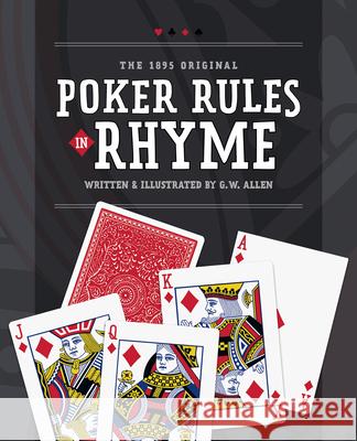 Poker Rules in Rhyme George Allen 9781429096911 Applewood Books
