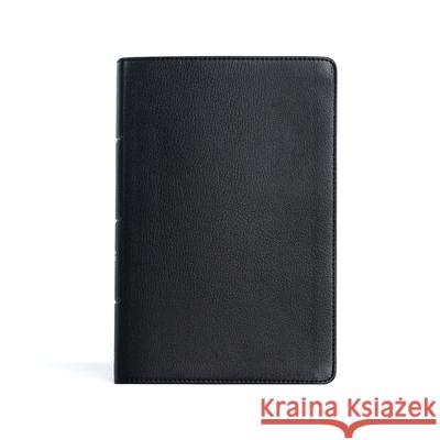 CSB Personal Size Giant Print Bible, Black Genuine Leather Csb Bibles by Holman 9781430082460 Holman Bibles