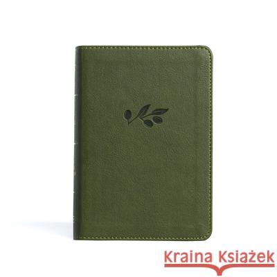 KJV Large Print Compact Reference Bible, Olive Leathertouch Holman Bible Staff 9781430082682 Holman Bibles