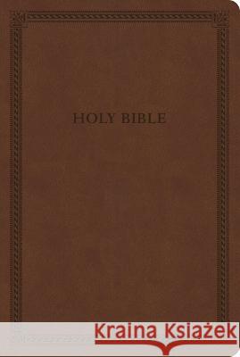 CSB Large Print Thinline Bible, Brown Leathertouch, Value Edition Csb Bibles by Holman 9781430082712 Holman Bibles