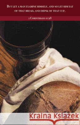 Examine Bulletin (Pkg 100) Communion  9781430084235 Broadman Church Supplies
