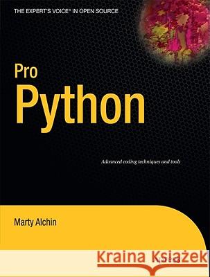 Pro Python Marty Alchin 9781430227571 