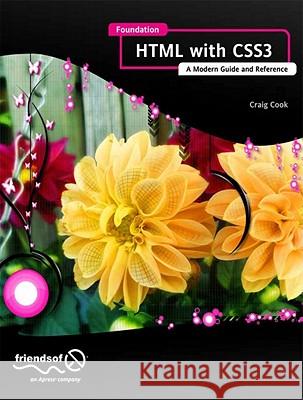 Foundation Html5 with Css3 Cook, Craig 9781430238768 0