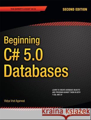 Beginning C# 5.0 Databases  9781430242604 Apress