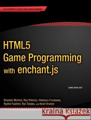 Html5 Game Programming with Enchant.Js Shimizu, Ryo 9781430247432 0