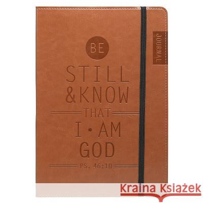 Journal - Lux-Leather - Brown Christian Art Gifts 9781432120443 Christian Art Gifts Inc