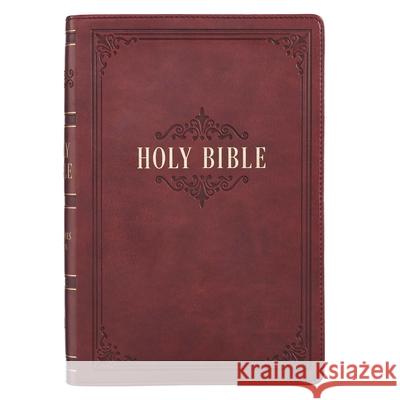 KJV Bible Giant Print Full Size Burgundy  9781432132880 Christian Art Gifts Inc