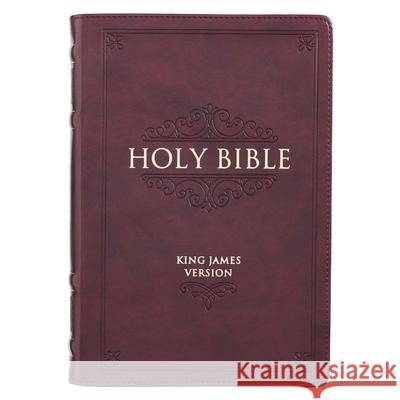 KJV Bible Thinline Burgundy  9781432132958 Christian Art Gifts Inc