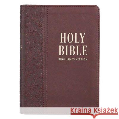 KJV Compact Large Print LL Brown  9781432133016 Christian Art Gifts Inc