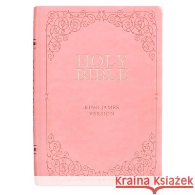 KJV Bible Giant Print Full Size Pink  9781432133115 Christian Art Gifts Inc