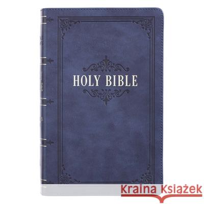 KJV Bible Giant Print Dark Blue  9781432133160 Christian Art Gifts Inc