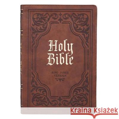 KJV Bible Thinline Brown  9781432133177 Christian Art Gifts Inc