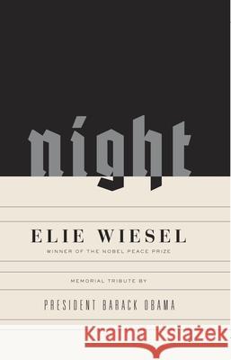 Night: A Memoir Elie Wiesel 9781432876913 Thorndike Striving Reader