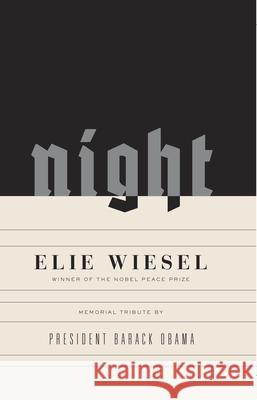 Night: A Memoir Elie Wiesel 9781432876920 Thorndike Striving Reader