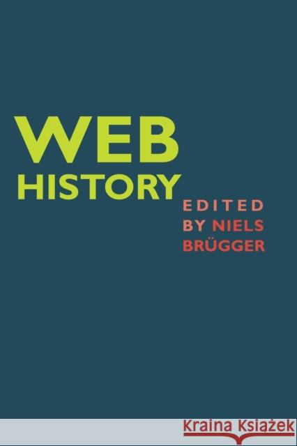Web History  9781433104688 Peter Lang Publishing Inc