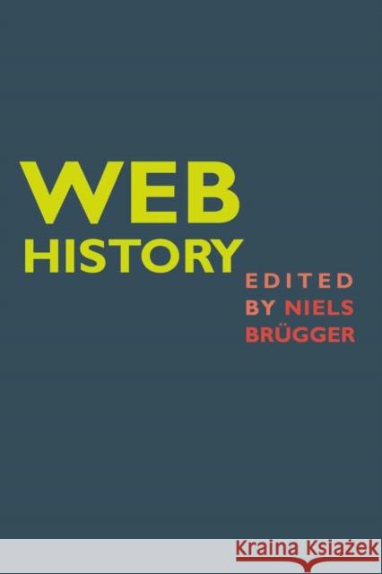 Web History  9781433104695 Peter Lang Publishing Inc