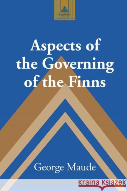 Aspects of the Governing of the Finns  9781433107139 Peter Lang Publishing Inc