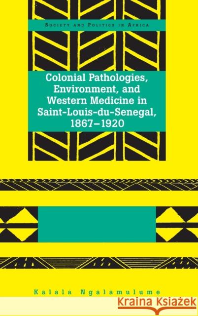 Colonial Pathologies, Environment, and Western Medicine in Saint-Louis-du-Senegal, 1867-1920  9781433114991 Peter Lang Publishing Inc