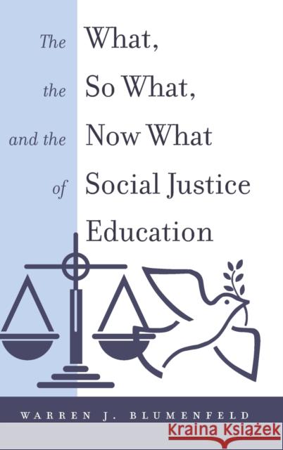 The What, the So What, and the Now What of Social Justice Education Warren J. Blumenfeld 9781433160998 Peter Lang Inc., International Academic Publi