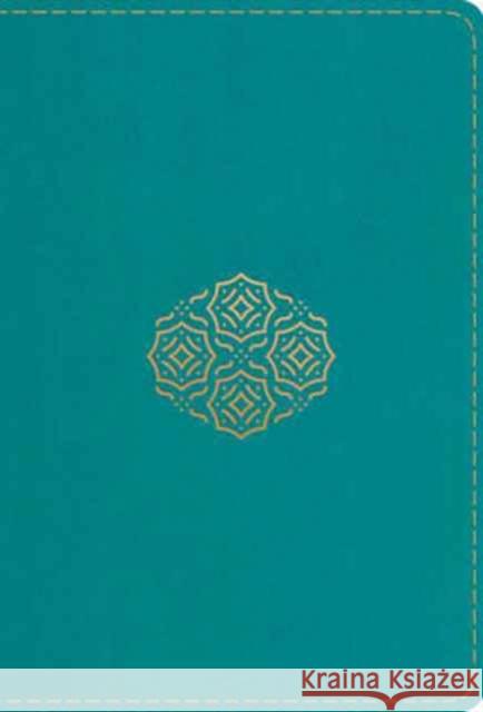 ESV Large Print Compact Bible (Trutone, Teal, Bouquet Design)  9781433556036 Crossway Books