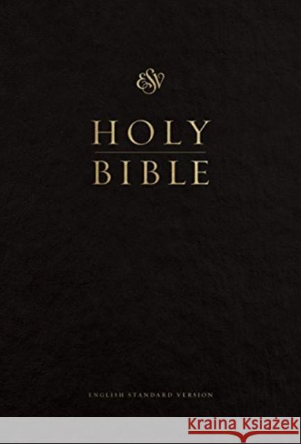 ESV Pew and Worship Bible, Large Print (Black)  9781433563492 Crossway Books
