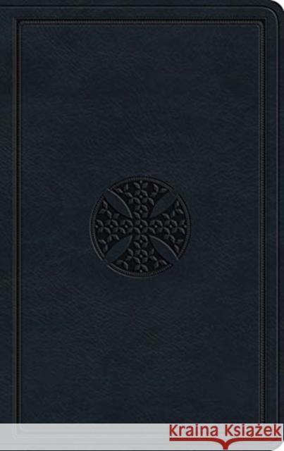 ESV Large Print Value Thinline Bible (Trutone, Navy, Mosaic Cross Design)  9781433566837 Crossway Books