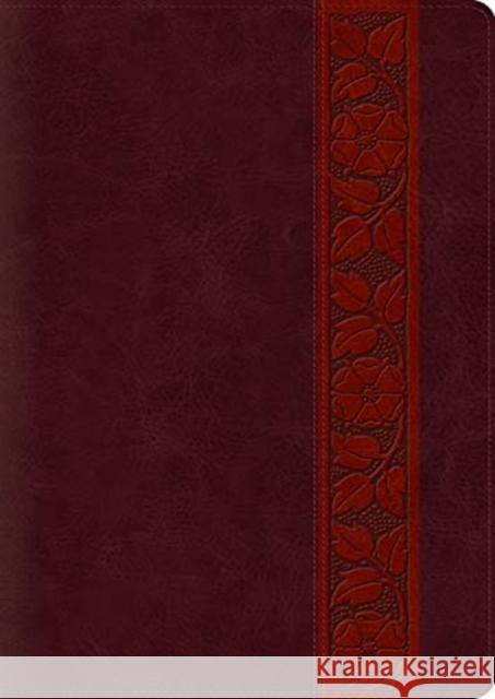 ESV Study Bible, Large Print (Trutone, Mahogany, Trellis Design, Indexed)  9781433567018 Crossway Books
