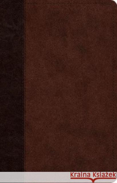 ESV Large Print Thinline Reference Bible (Trutone, Brown/Walnut, Timeless Design)  9781433581670 Crossway