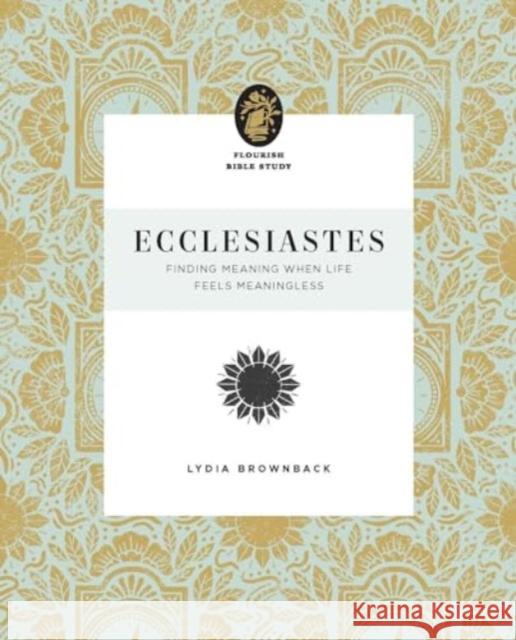 Ecclesiastes: Finding Meaning When Life Feels Meaningless Lydia Brownback 9781433583285